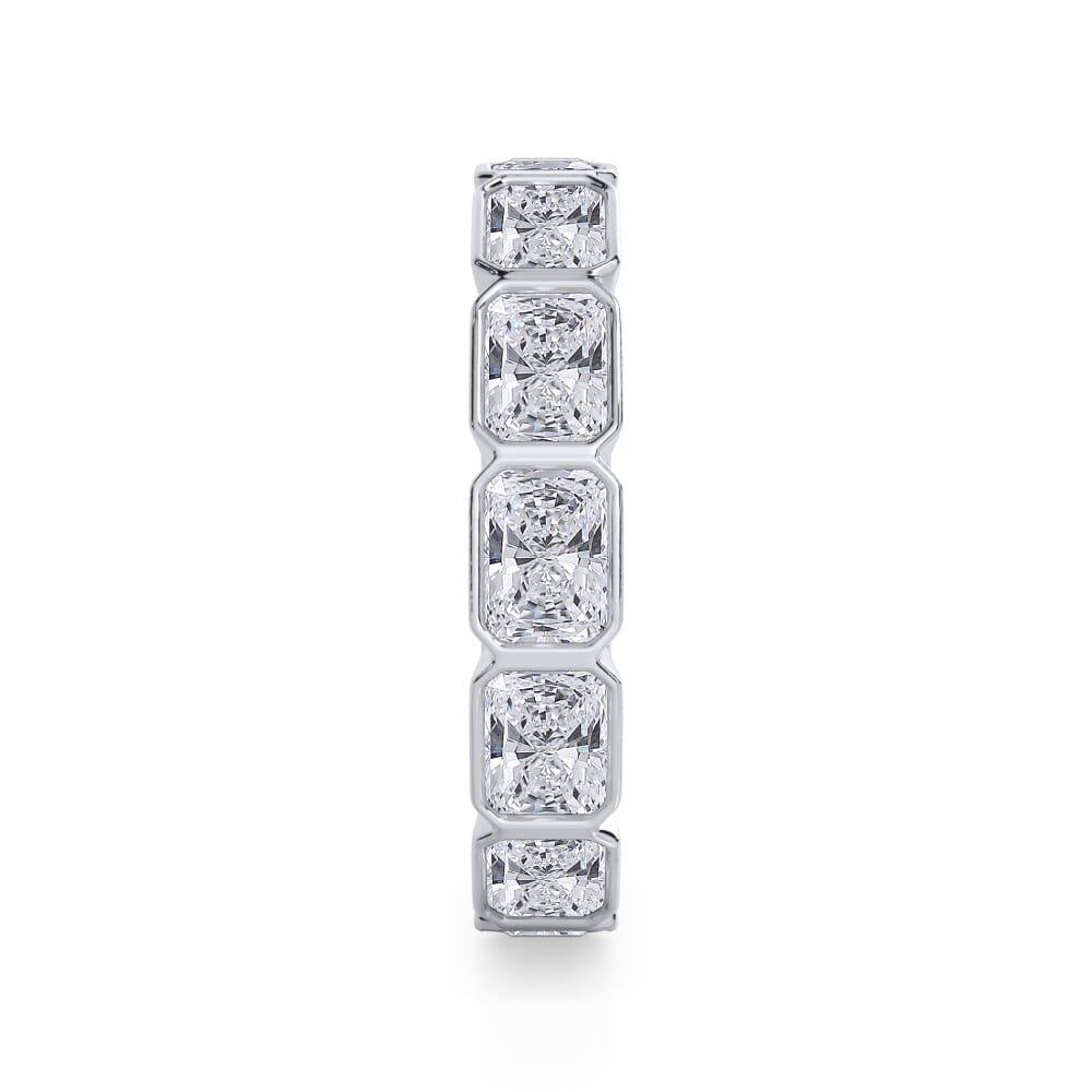 Radiant Cut East West Eternity Ring