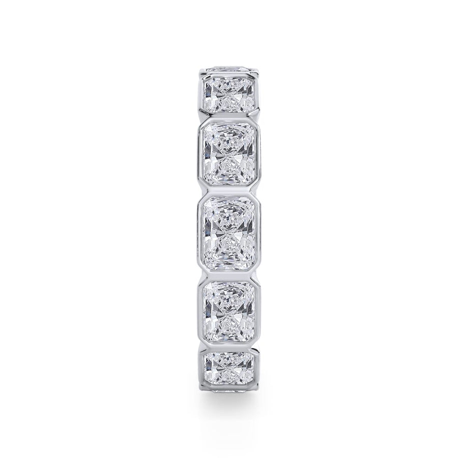 Radiant Cut East West Eternity Ring