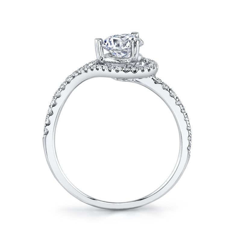 Diamond Love Knot Ring Setting