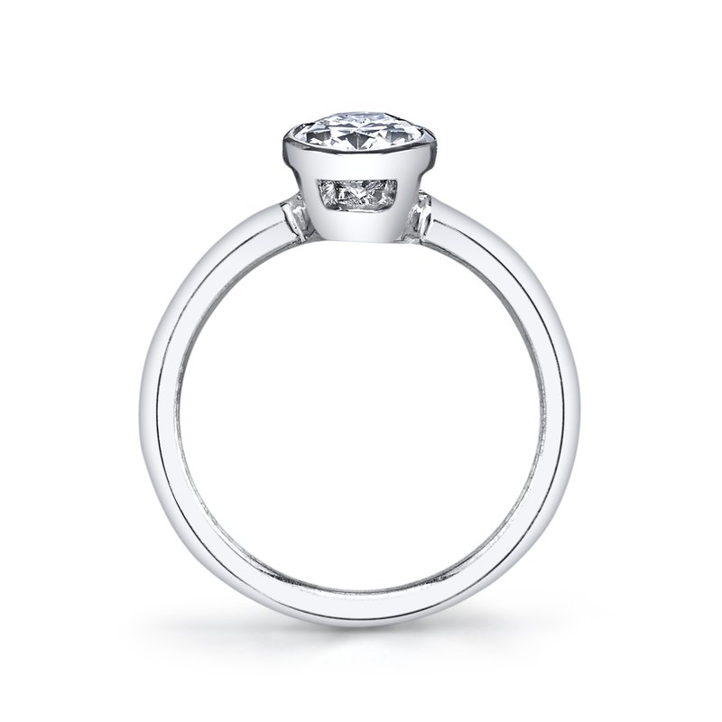 Bezel Set Solitaire Ring Setting