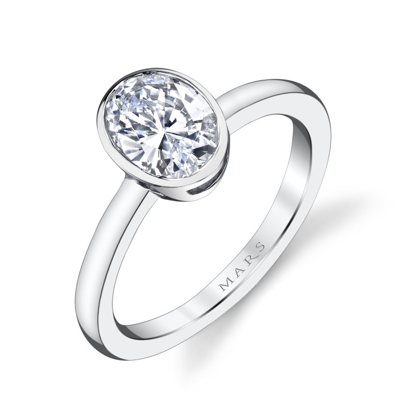 Bezel Set Solitaire Ring Setting
