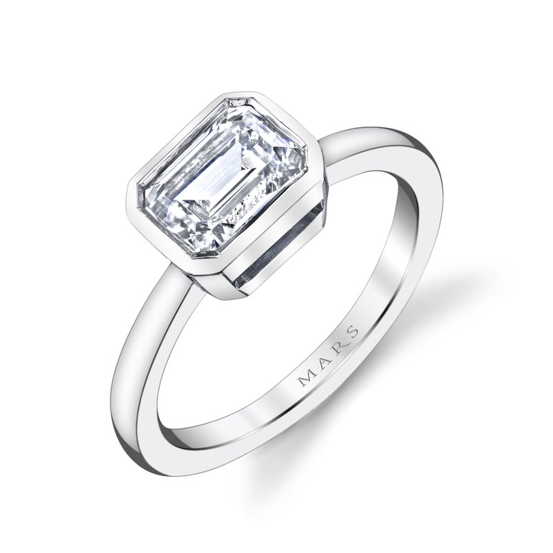 Bezel Set Solitaire Ring Setting