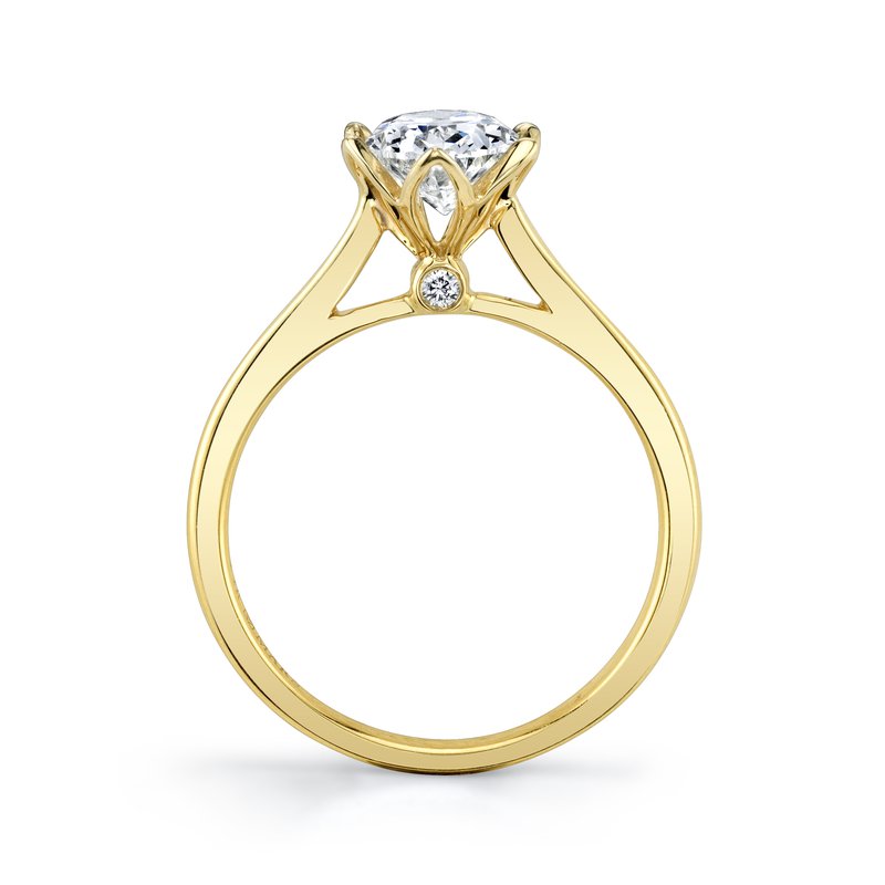 Floral Motif Engagement Ring Setting