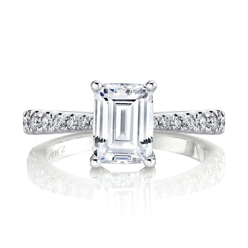 Solitaire Ring Setting With Diamond Band