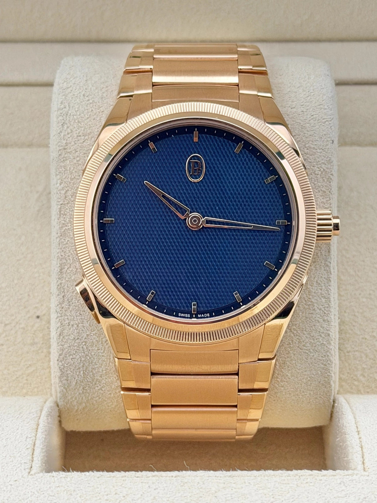 Parmigiani Fleurier Tonda PF GMT Rattrapante Milano Blue Dial on Bracelet PFC905-2020001-200182 Complete 2023