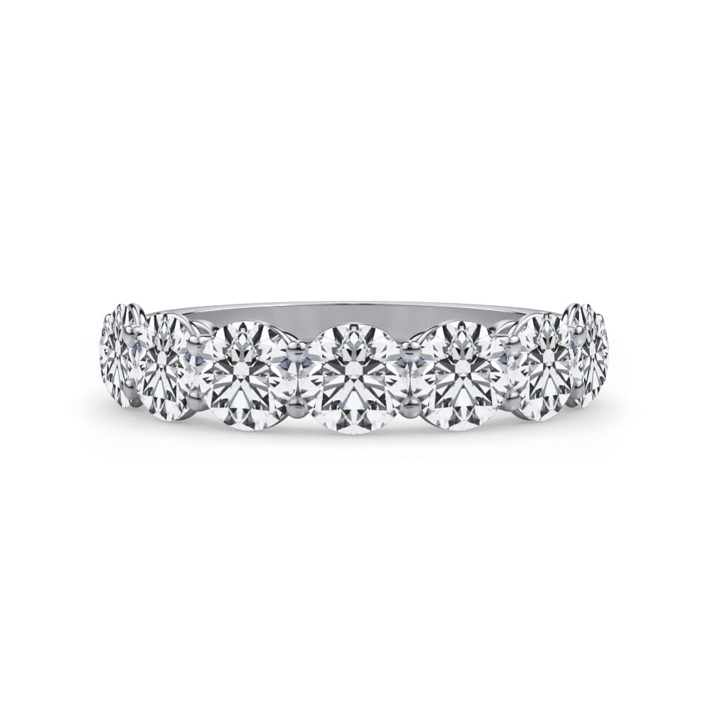 Round Brilliant Cut 7 Stone Ring