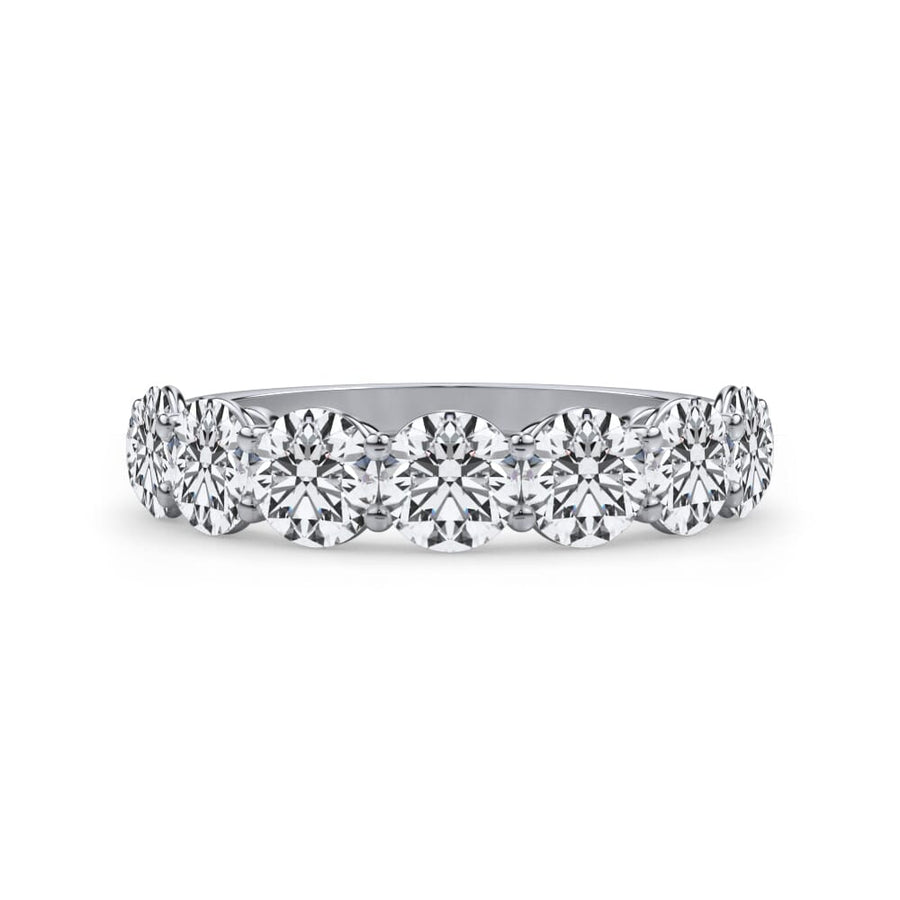 Round Brilliant Cut 7 Stone Ring