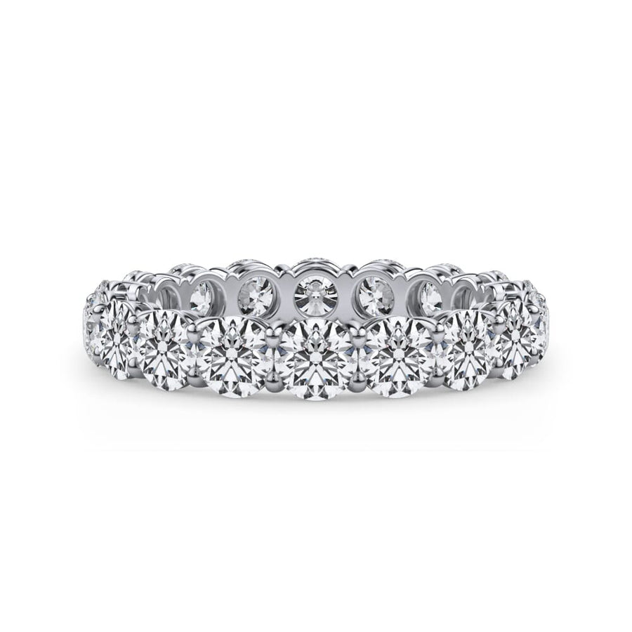 Round Brilliant Cut Gallery Eternity Band