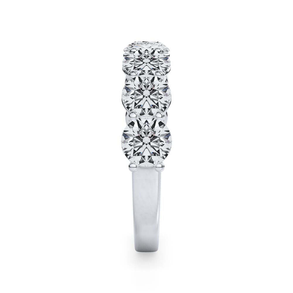 Round Brilliant Cut 7 Stone Ring