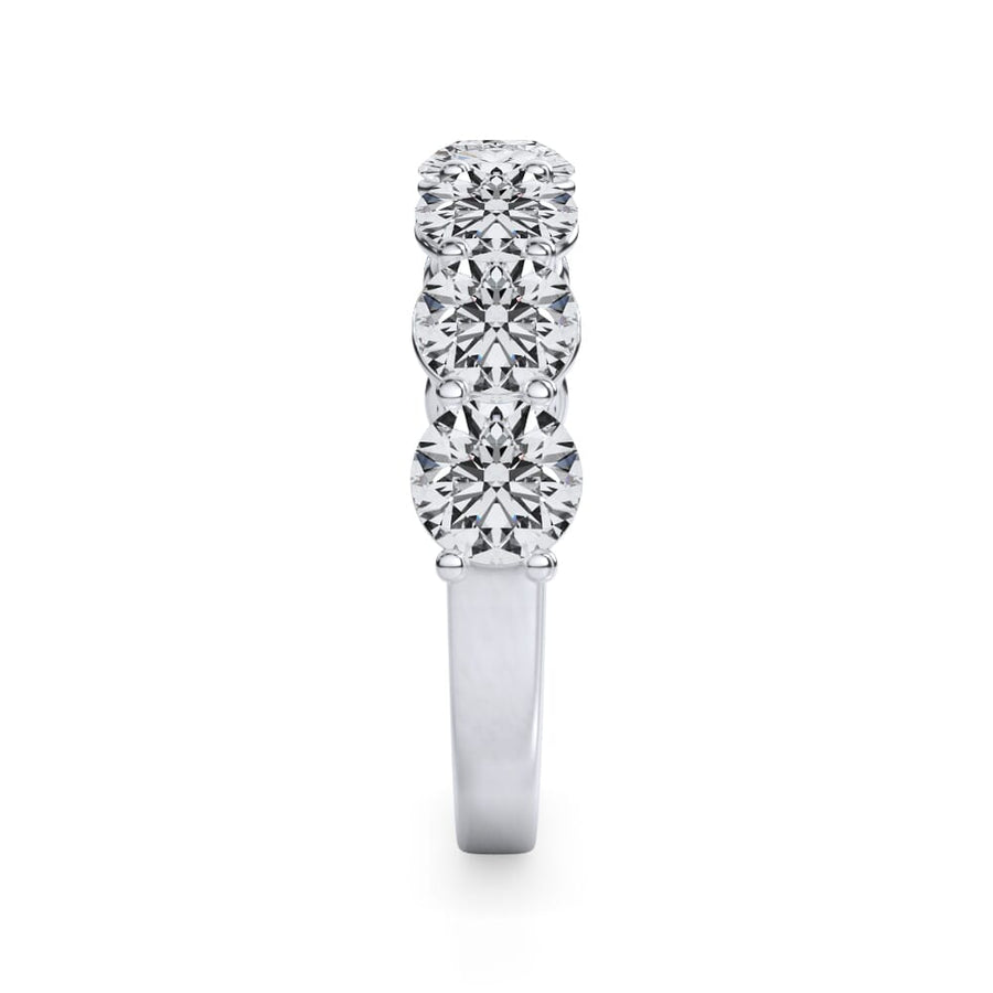 Round Brilliant Cut 7 Stone Ring