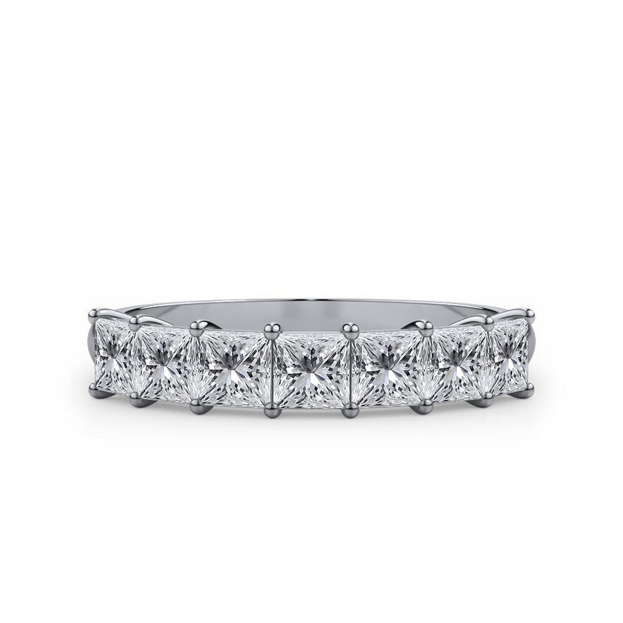 Princess Cut 7 Stone Ring