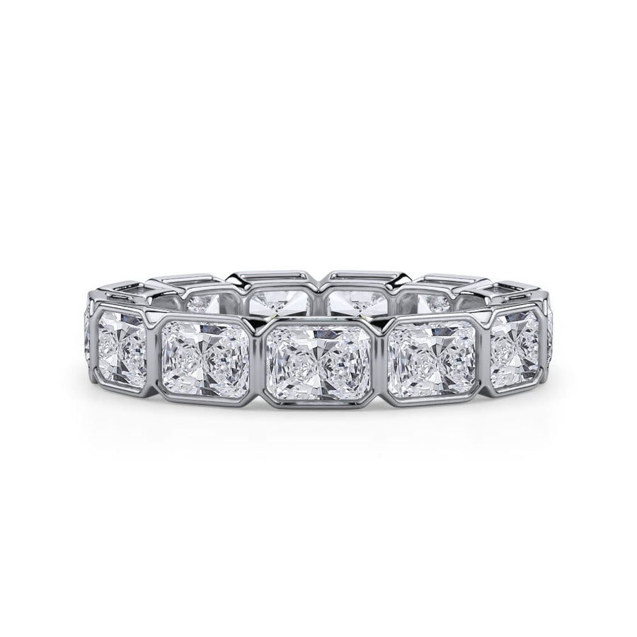 Radiant Cut East West Eternity Ring