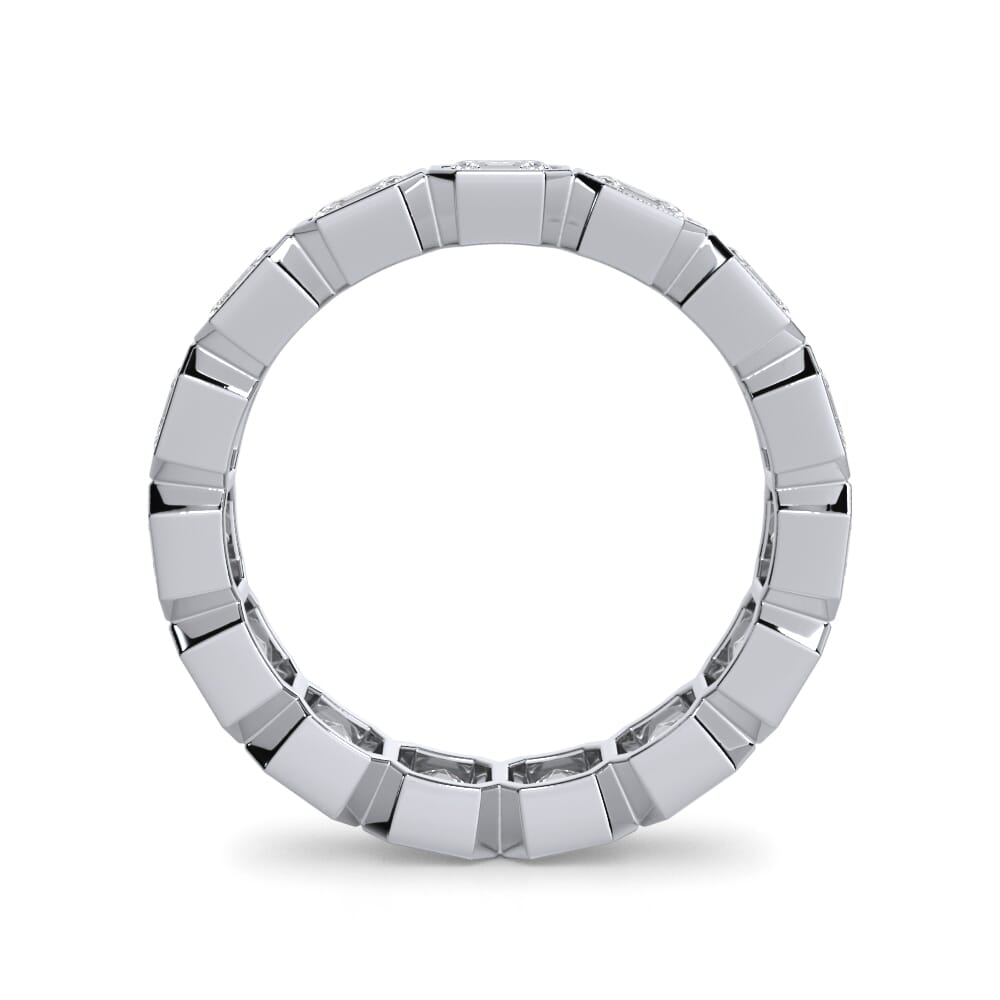 Asscher Cut Bezel Set Ring