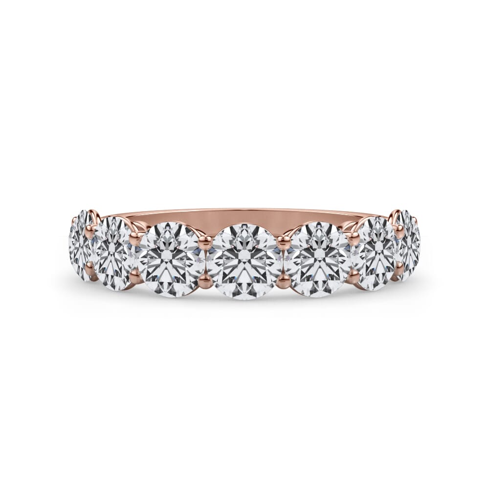 Round Brilliant Cut 7 Stone Ring