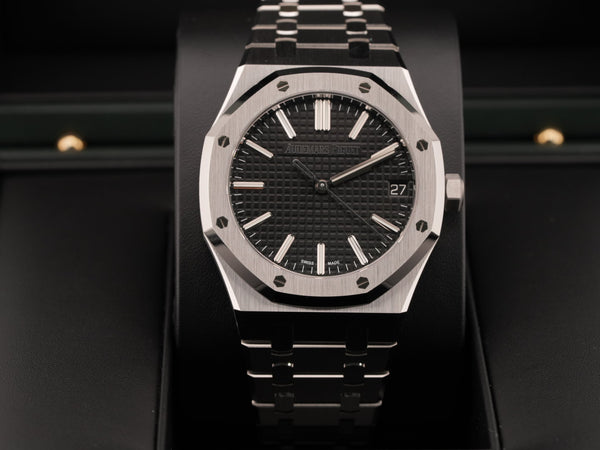 Audemars Piguet Royal Oak, Black Dial, 15510ST, 41mm, 2025 Box and Papers