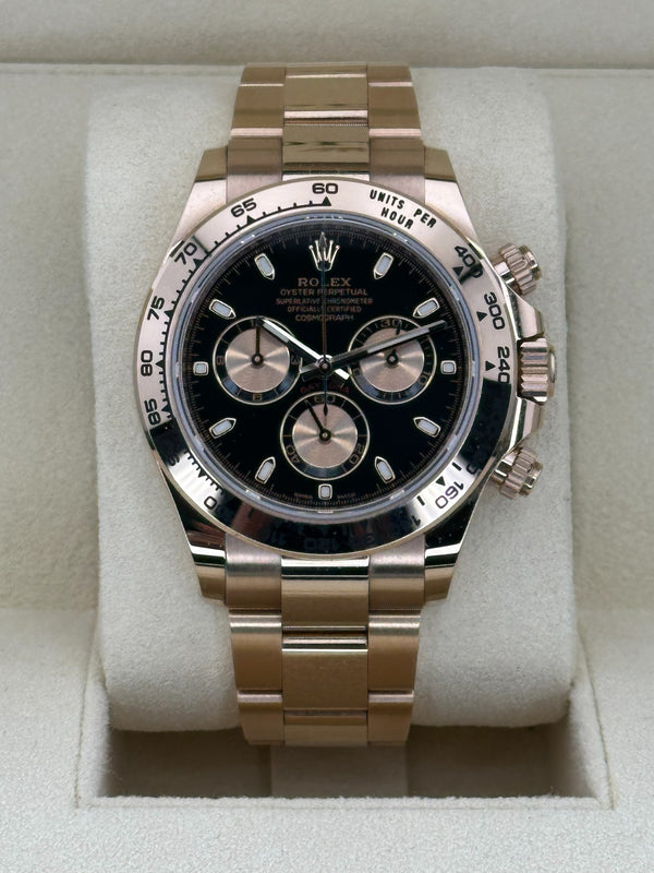 Rolex Daytona 18K Rose Gold, 116505, 40mm, 2022 Box and Papers