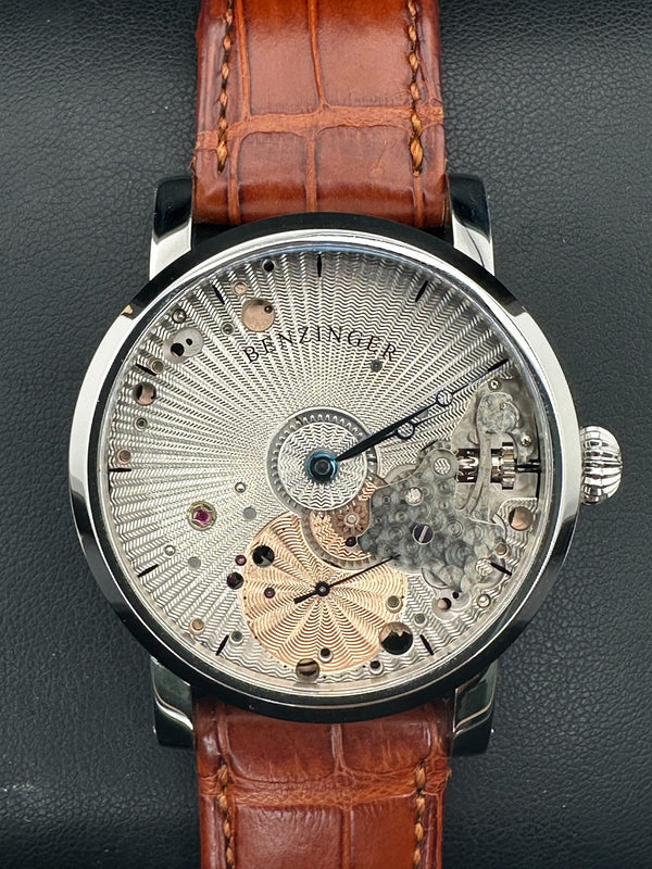 Benzinger Mens Watch, 42mm, Custom Handmade, 2007 Box and Papers