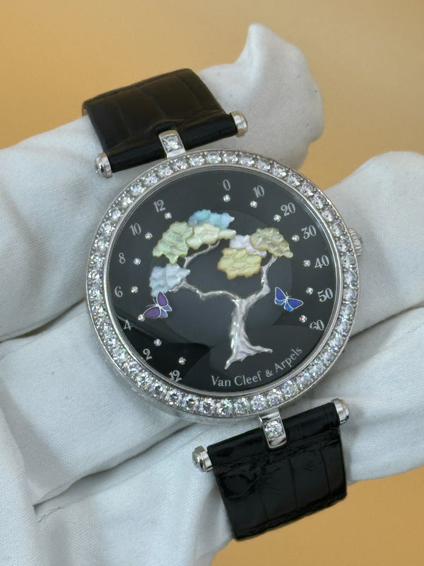 Van Cleef & Arpels Poetic Complications Watch, VCARN9VG00, 38mm, With Box and Tag