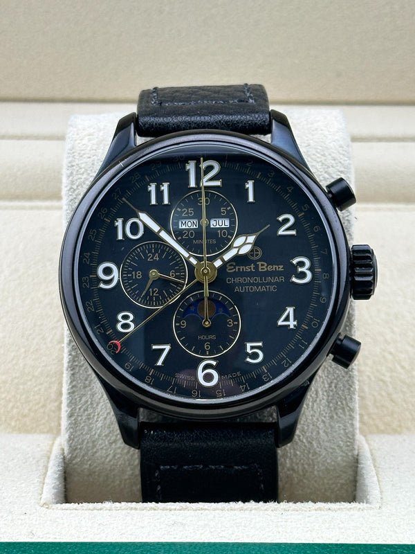 Ernst Benz Chronolunar DLC, 47mm, GC10300-DLC, 2024 Box and Papers