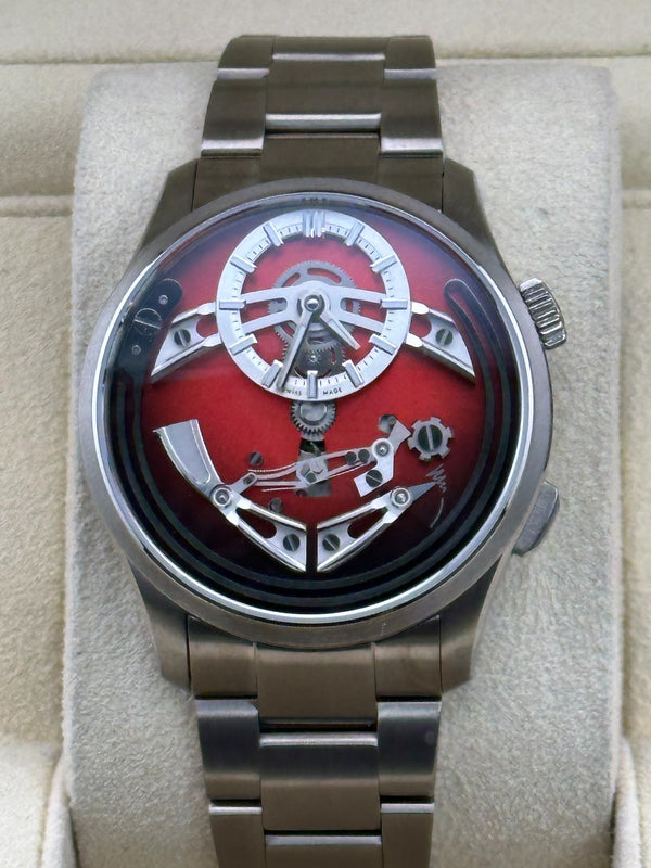 Christopher Ward C1 Bel Canto "The Red One", 41mm, 2025 Box and Papers