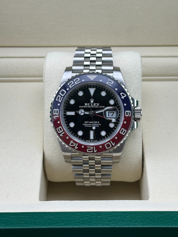 Rolex GMT Master II, Pepsi, 40mm, 126701BLRO, 2025 Box and Papers