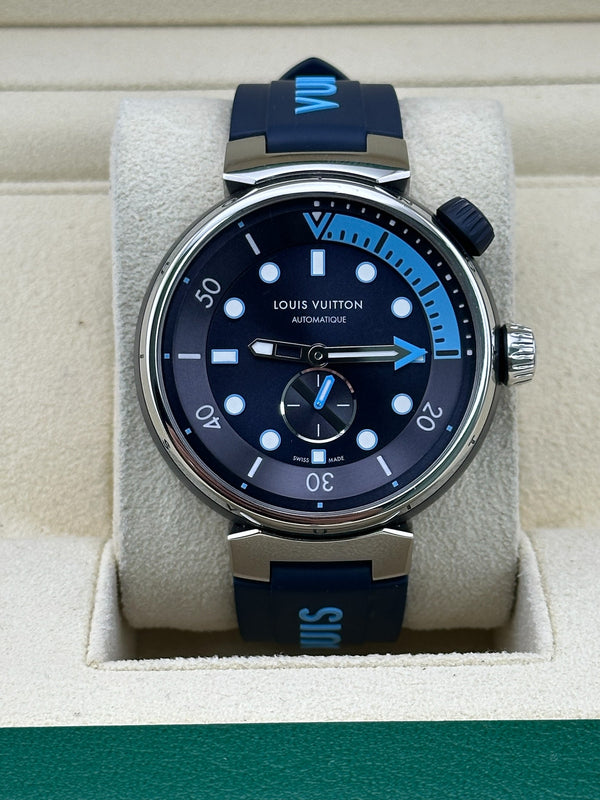 Louis Vuitton Tambour Street Diver, 44mm, QA121Z, 2022 Box and Papers