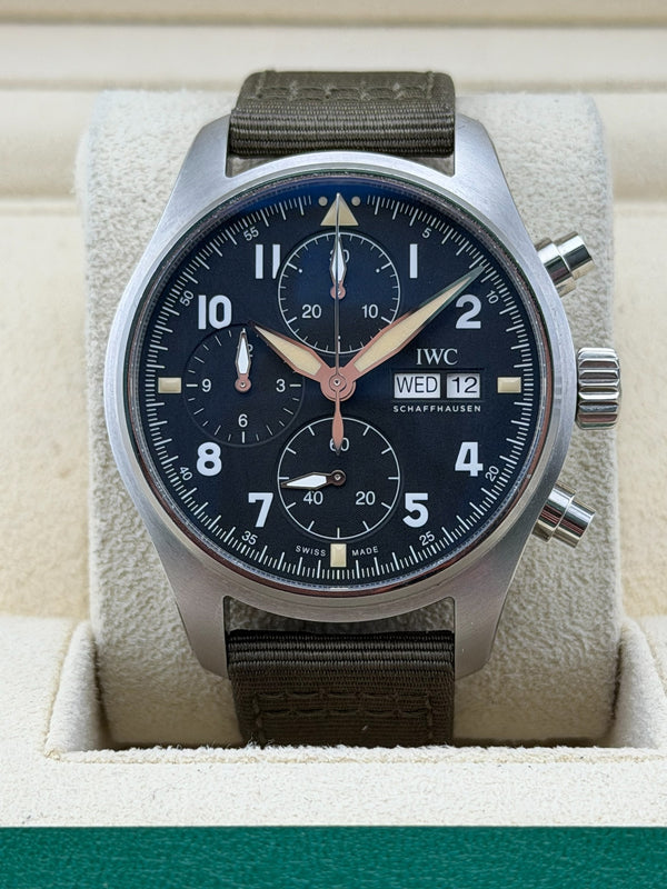 IWC Big Pilot Chronograph "Spitfire", 41mm, IW387901, 2019 Box and Papers