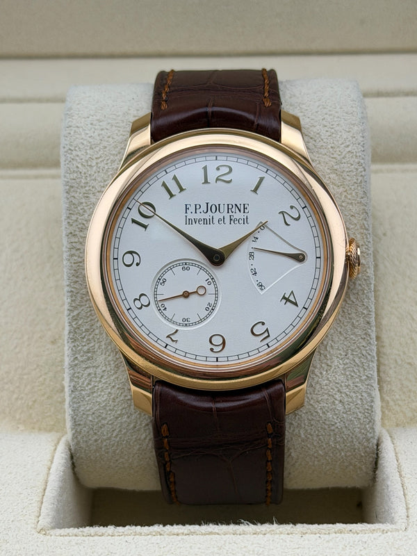 F.P. Journe Chronometre Souverain Cal. 1304 18K RG 40mm 2017 Box and Papers