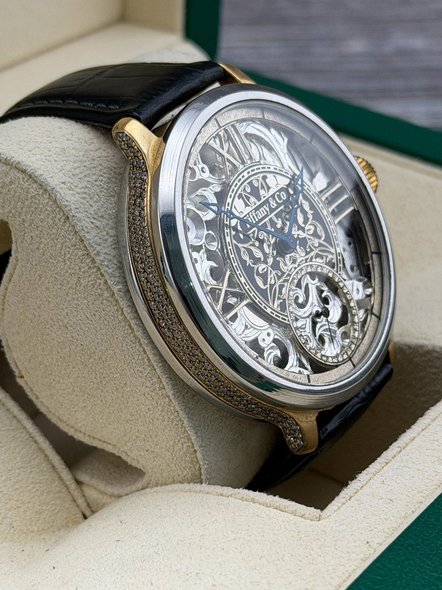 Custom Marriage Watch Custom Tiffany & Co/ Stamped Marriage Watch Custom Dial on Leather Strap