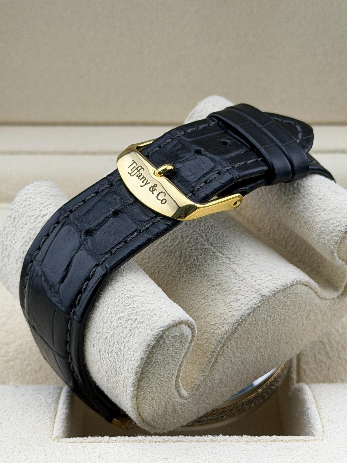 Custom Marriage Watch Custom Tiffany & Co/ Stamped Marriage Watch Custom Dial on Leather Strap