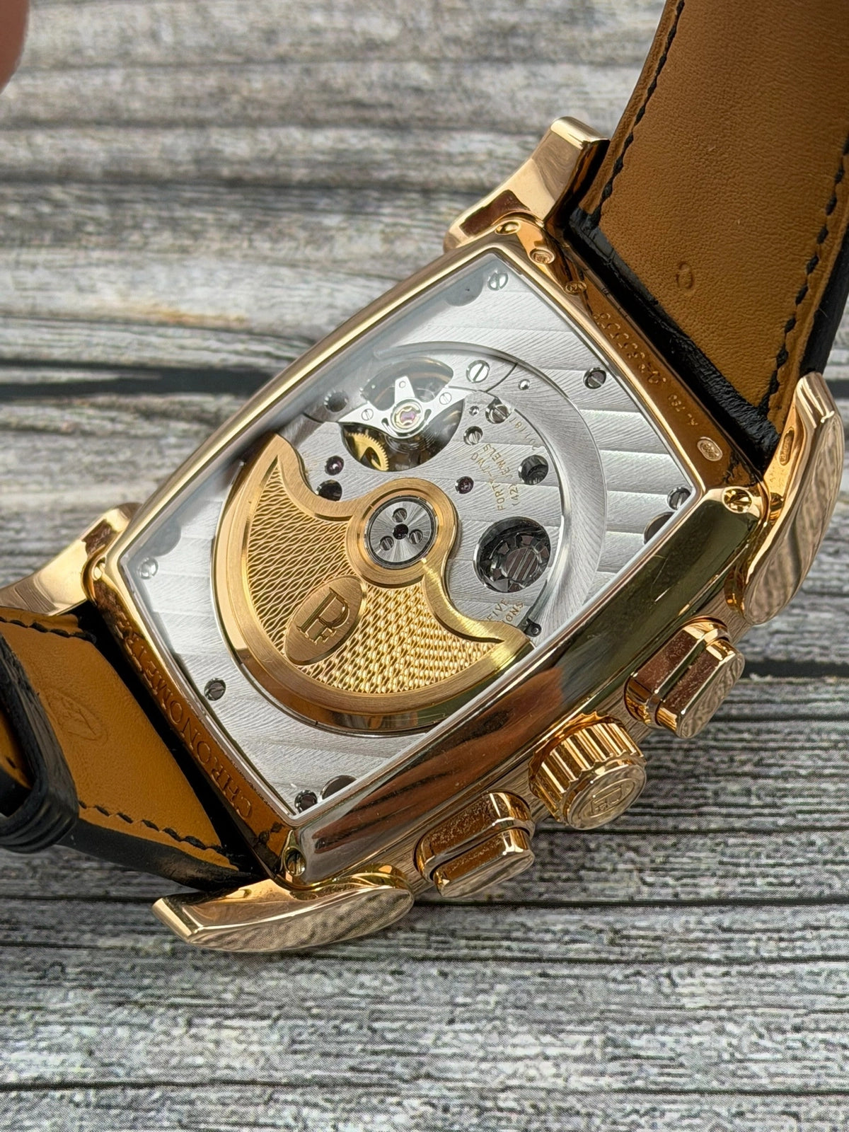 Parmigiani Fleurier Kalpagraphe Silver Dial on Leather Strap PFC193-1002500-XA1432 Complete 2019