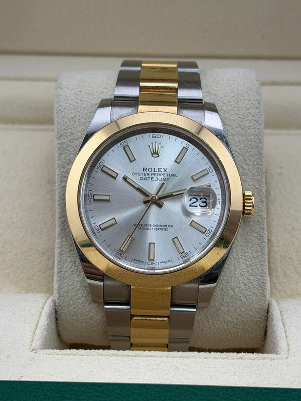 Rolex Datejust 41, Two Tone Yellow Gold, 126303, 41mm, 2017 Box and Papers