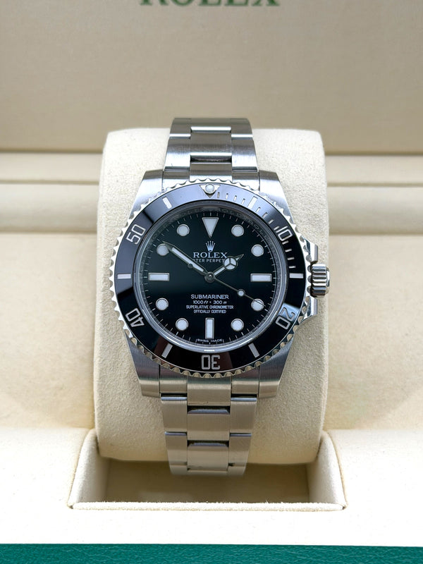 Rolex Submariner, 40mm, 114060, Black Dial, 2016 Box and Papers