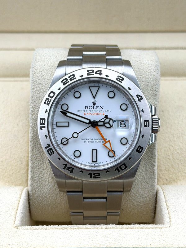 Rolex Explorer 2, Polar, White Dial, 42mm, 216570, 2012 Box and Papers