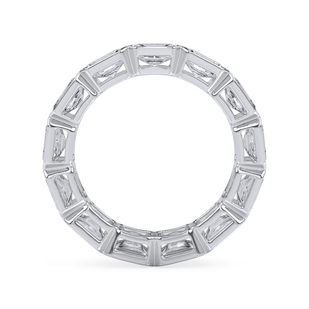 Radiant Cut East West Eternity Ring