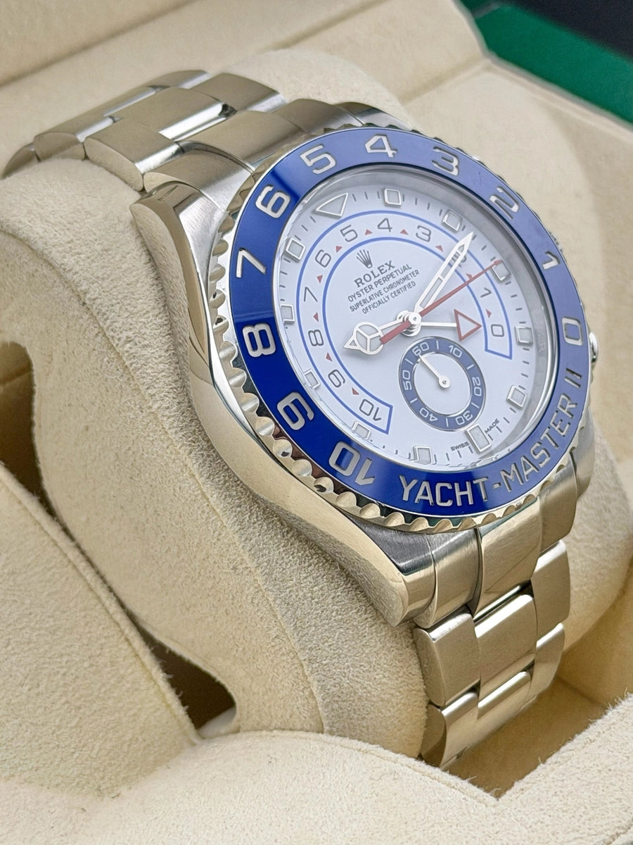 Rolex Yacht-Master II Mercedes Hands Dial on Oyster 116680 Complete 2017