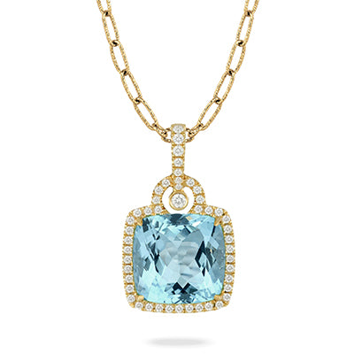 Doves: Doron Paloma Sky Blue Collection Pendant