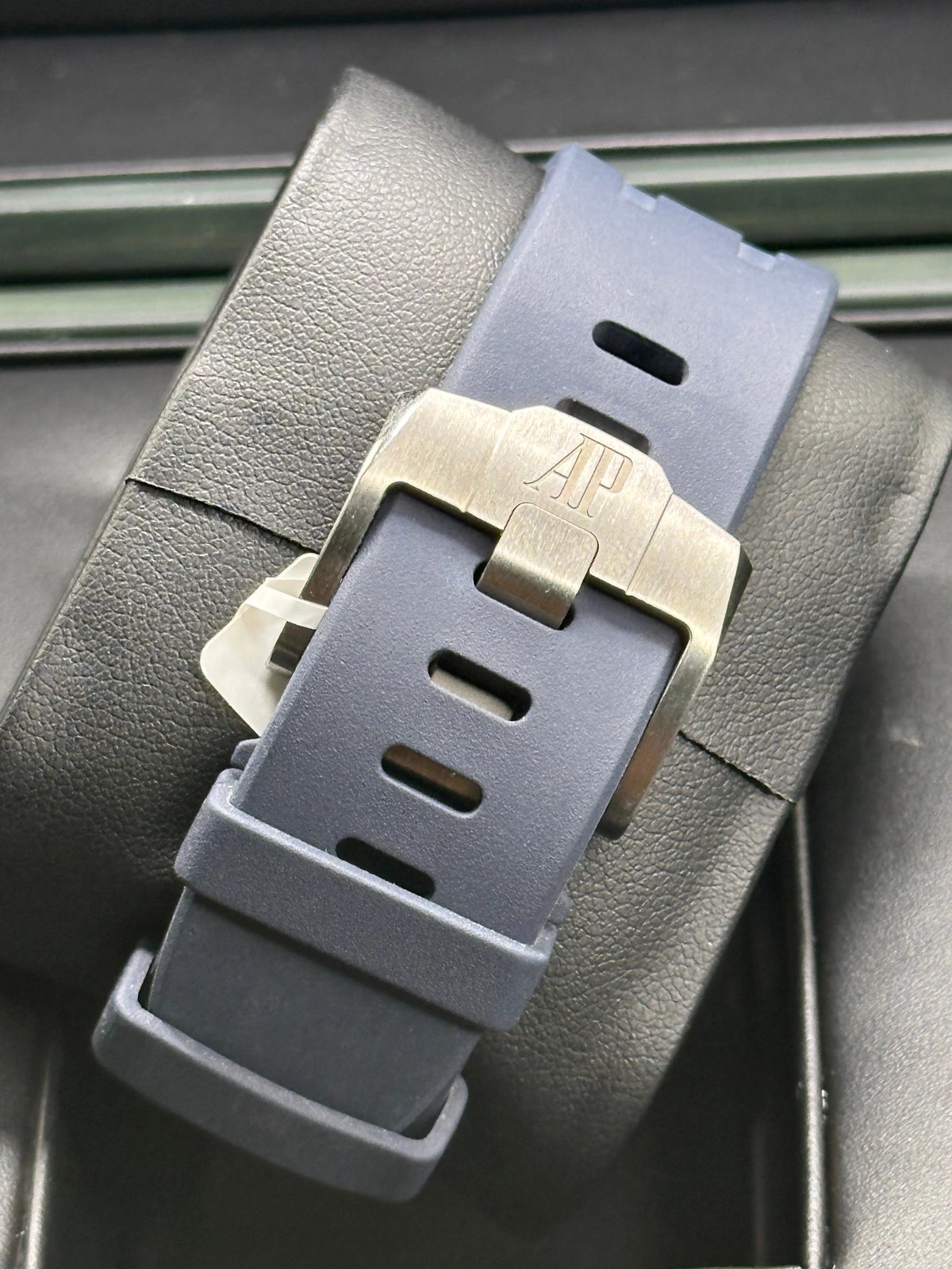 Audemars Piguet Royal Oak Offshore Selfwinding Chronograph Blue Dial on Rubber Strap 26420TI.OO.A027CA.01 Complete 2022