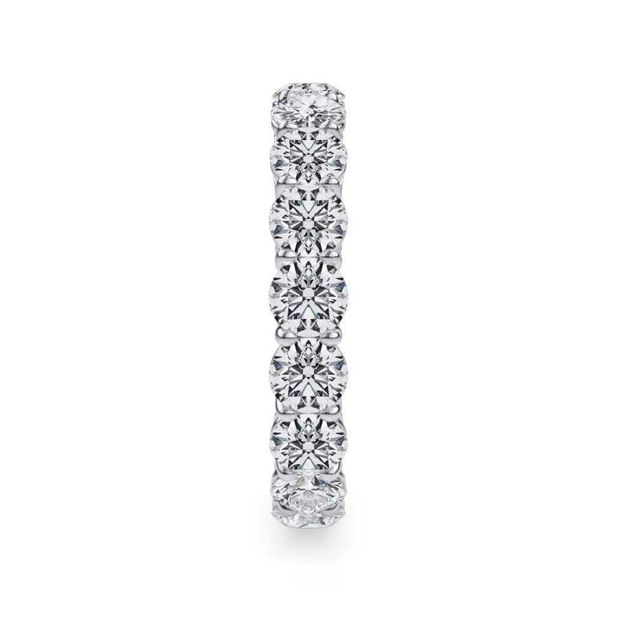 Round Brilliant Cut Gallery Eternity Band