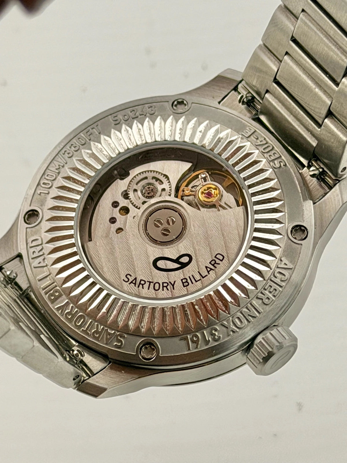 Sartory Billard Exquisite Blue Guilloché Limited to 25 Pieces Guilloche Dial on Bracelet SB04-E Complete 2026