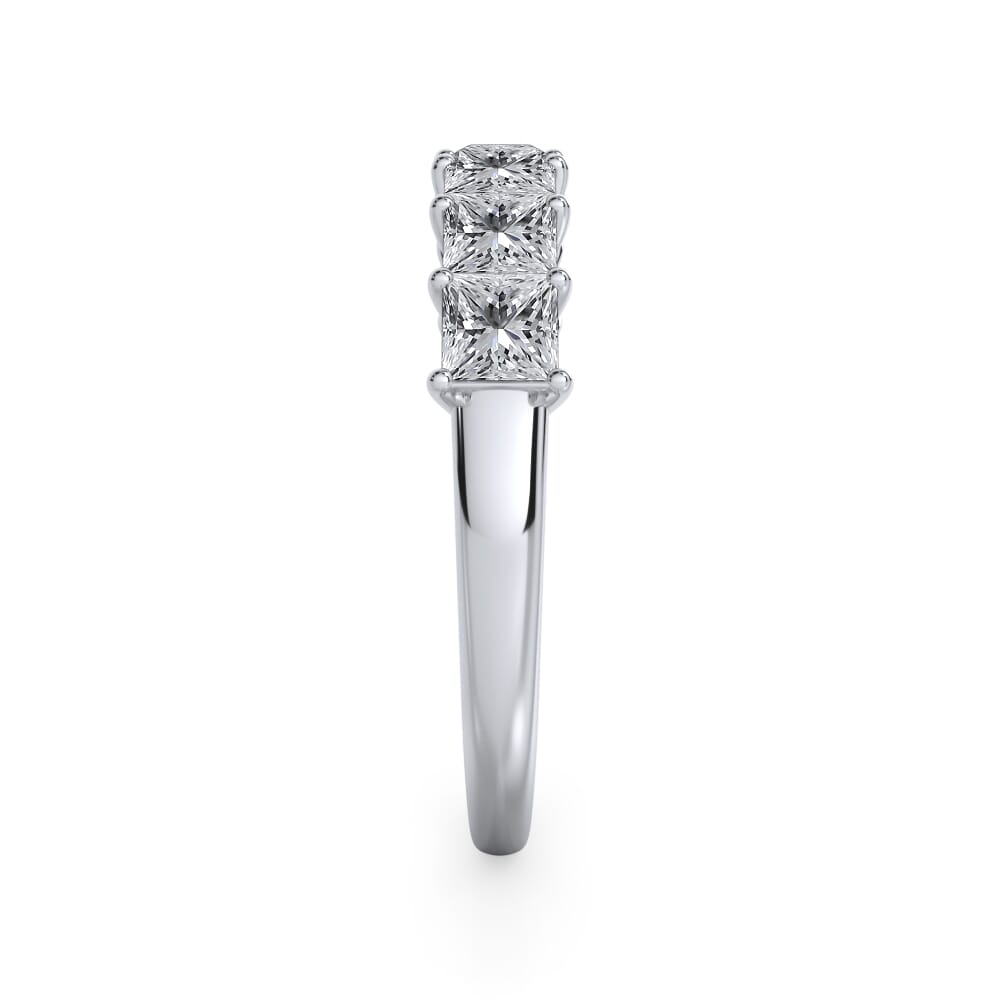 Princess Cut 7 Stone Ring