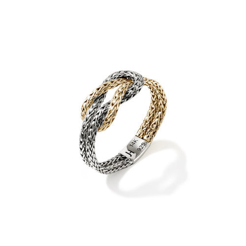 Love Knot Ring, Gold, Sterling Silver, 3.6MM