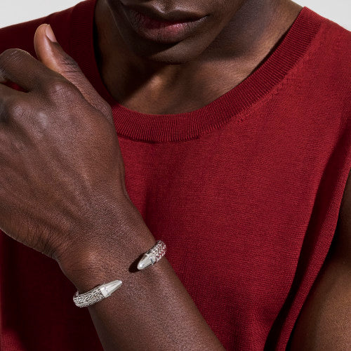 JH Spear 50 Flex Cuff, Sterling Silver