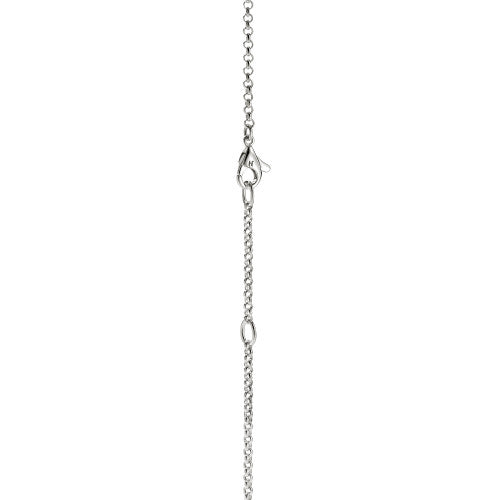 JH Essential Linked Necklace, Gold, Sterling Silver, 2MM