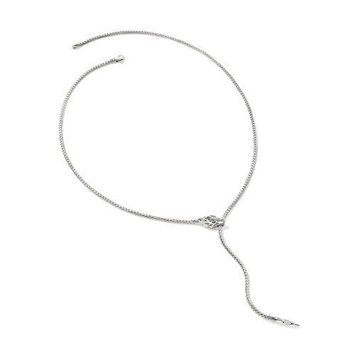 Naga Lariat, Sterling Silver, 2.5MM