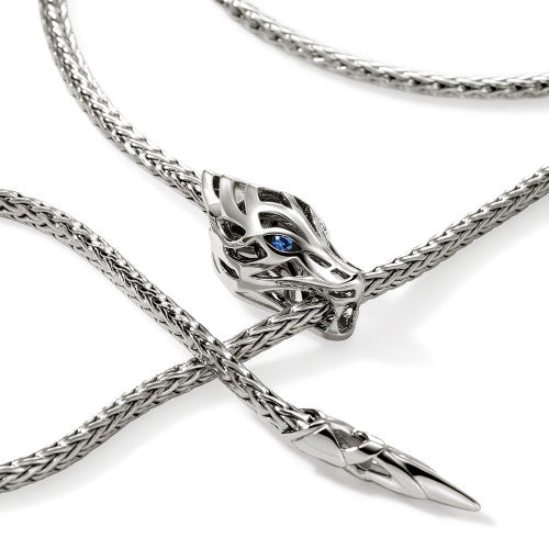 Naga Lariat, Sterling Silver, 2.5MM