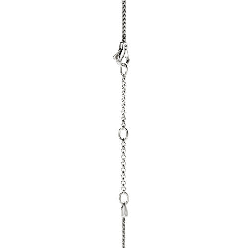 JH Essential Pavé Necklace, Sterling Silver, Gemstones, 2.5MM