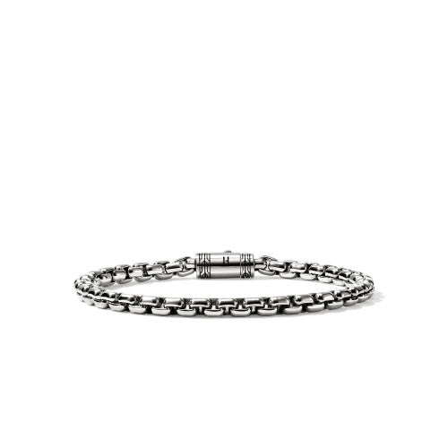 JH Box Chain Bracelet, Sterling Silver, 4.8MM