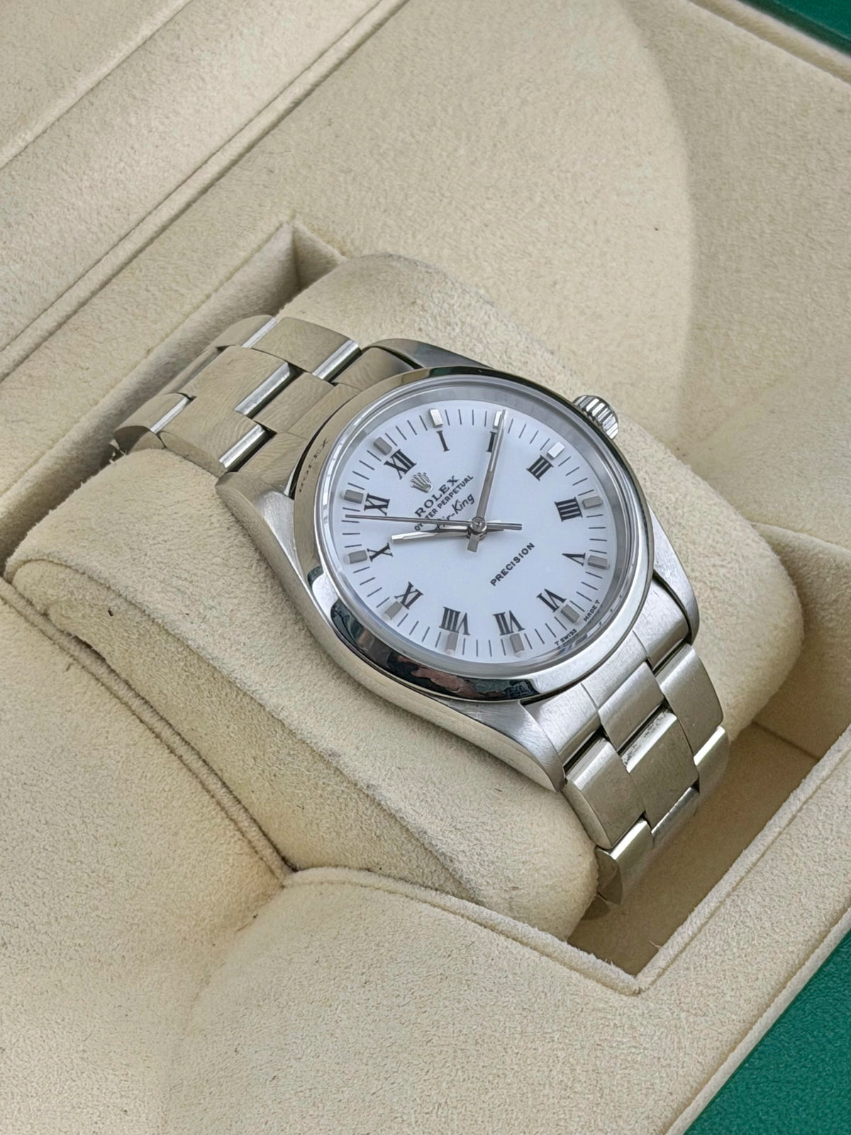 Rolex Air-King White Dial on Oyster 14000 1996