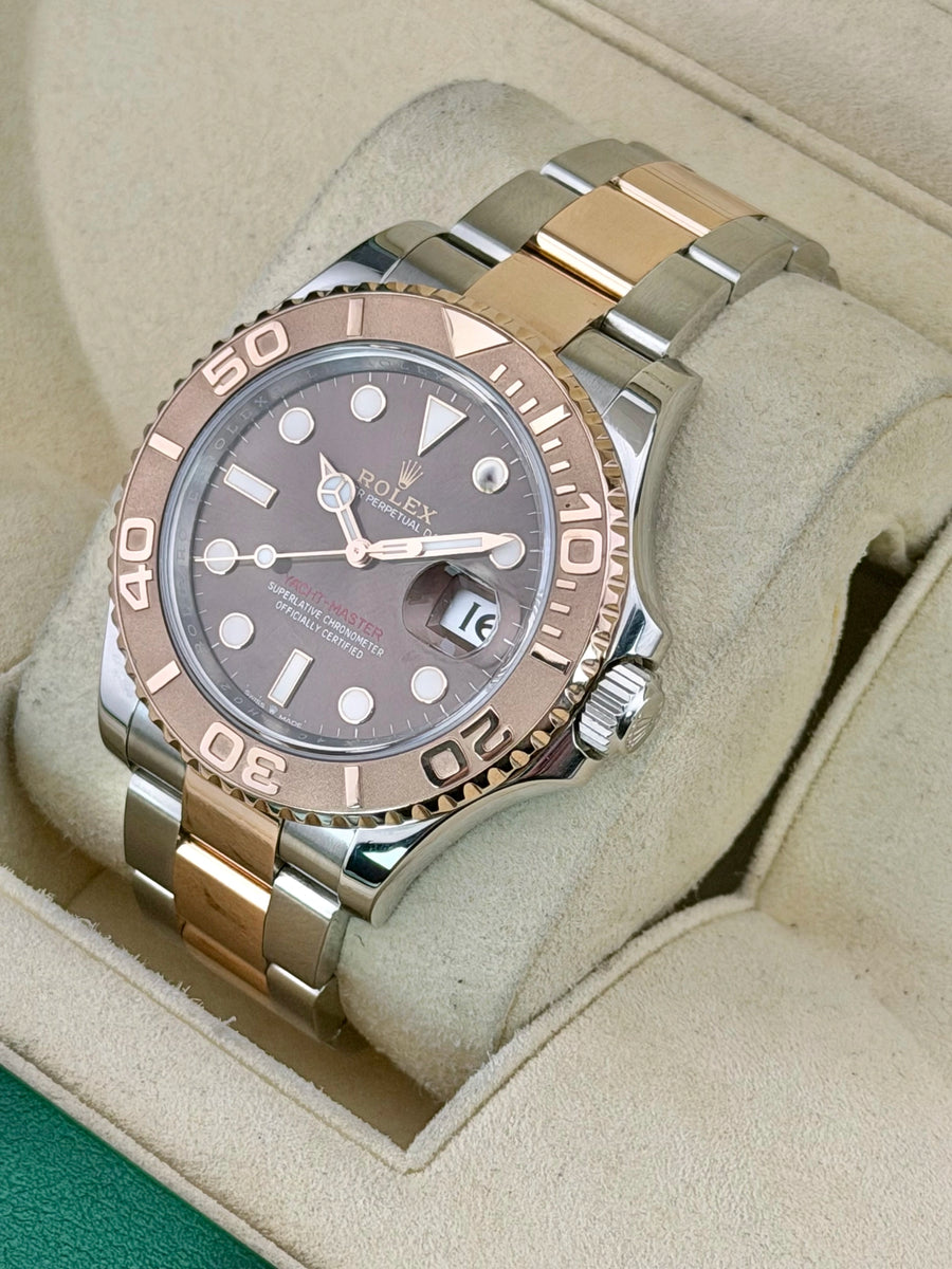 Rolex Yacht-Master Chocolate Dial on Oyster 126621 Complete 2023